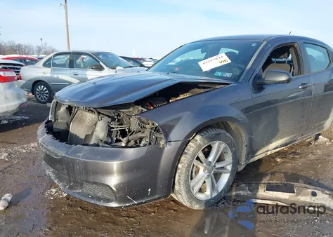 2014 Dodge Avenger Se из США, поврежденный, VIN 1C3CDZAB3EN201900